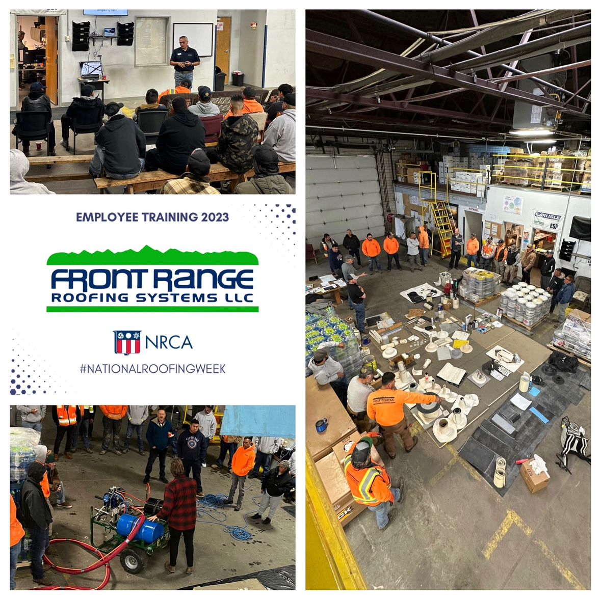 roofing safety collage